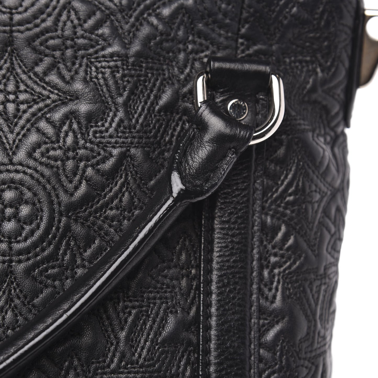 Monogram Lambskin Antheia Ixia MM Black