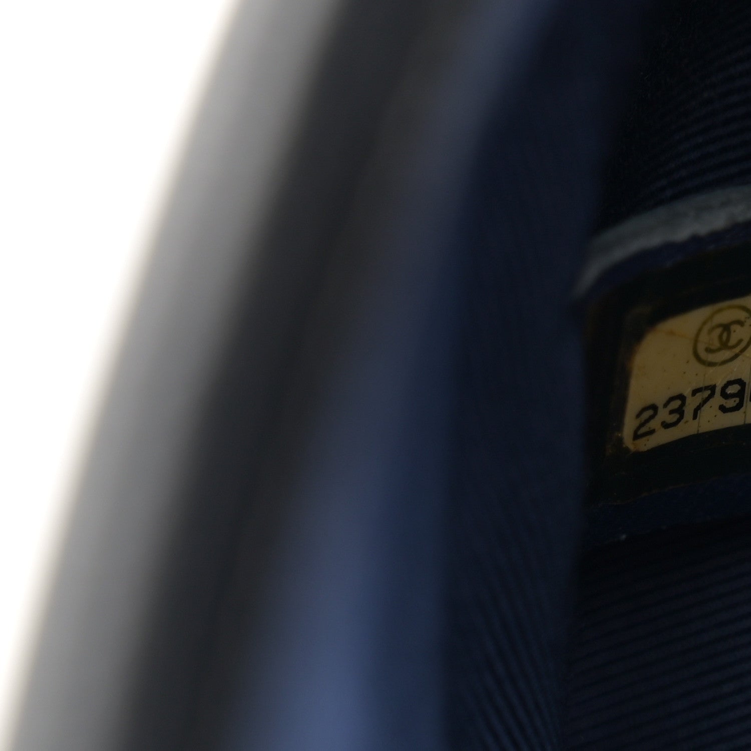 Chanel Sheepskin Quilted Medium Vintage Mademoiselle Flap Blue Black 7 of 10