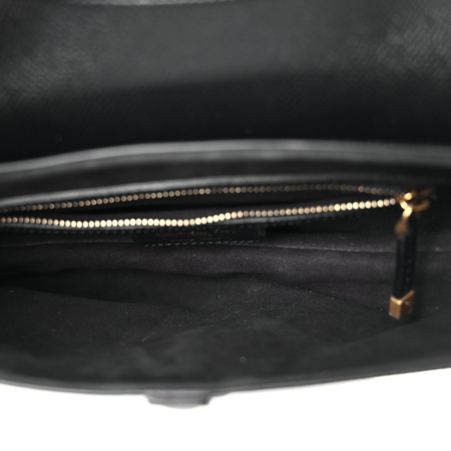 Christian Dior Grained Calfskin Saddle Bag Black (KLARNA) 4 of 9