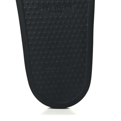 Givenchy Rubber Logo Pool Slide Sandals 41 White Black 9 of 11