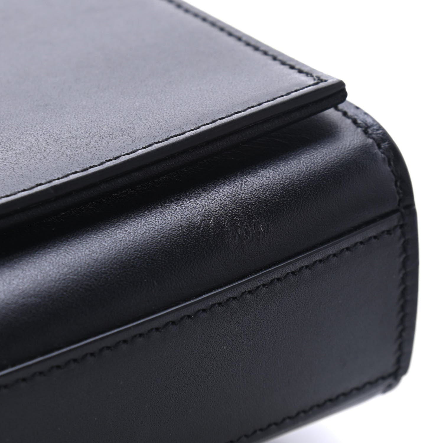 Saint Laurent Smooth Calfskin Medium Classic Monogram Kate Tassel Satchel Black 3 of 4