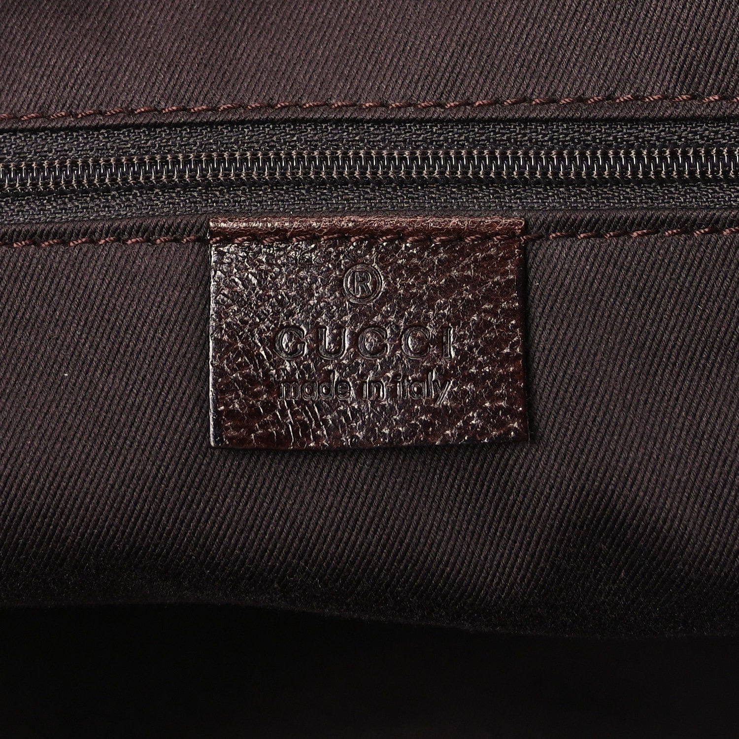 Gucci Monogram Medium Tote  Dark Brown 5 of 8