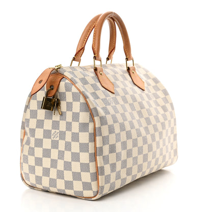Louis Vuitton Damier Azur Speedy 30 3 of 19