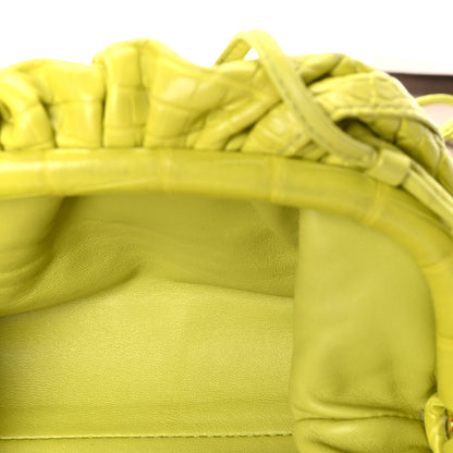 Bottega Veneta Crocodile The Mini Pouch Clutch Kiwi 4 of 7