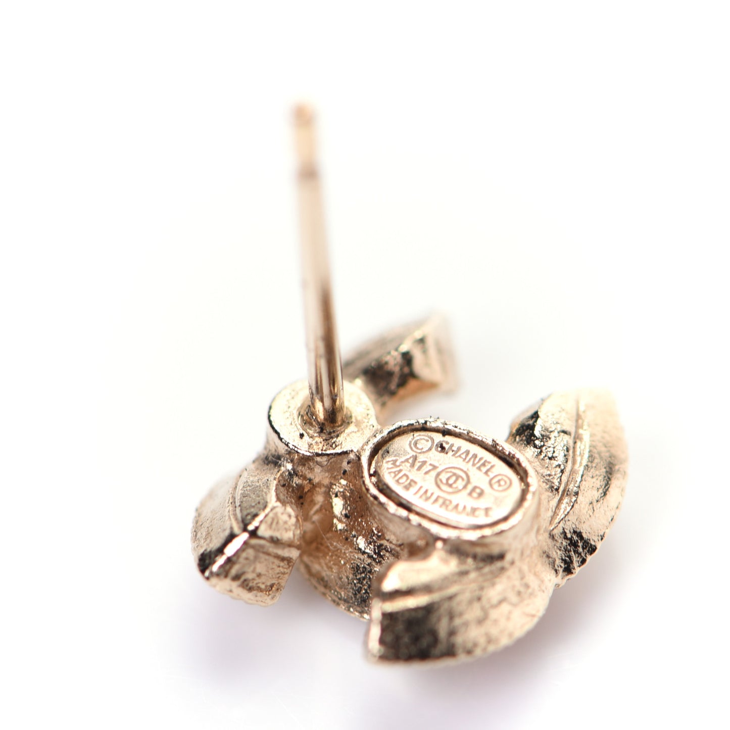 Crystal CC Earrings Gold Pink