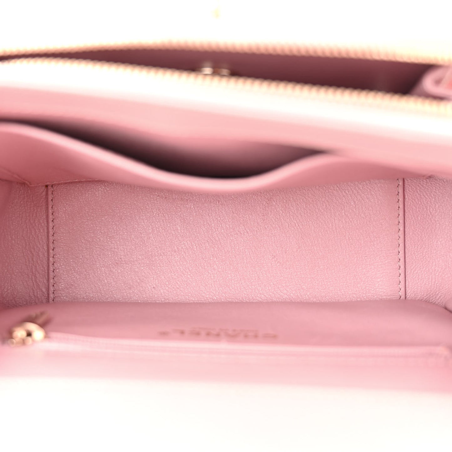 Caviar Quilted Small Business Affinity Flap Light Pink