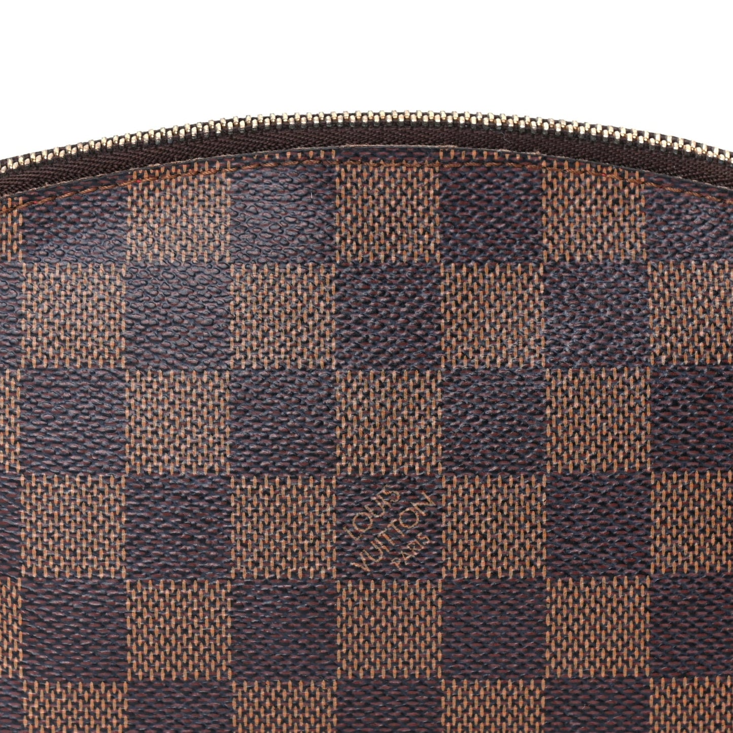 Damier Ebene Cosmetic Pouch Brown