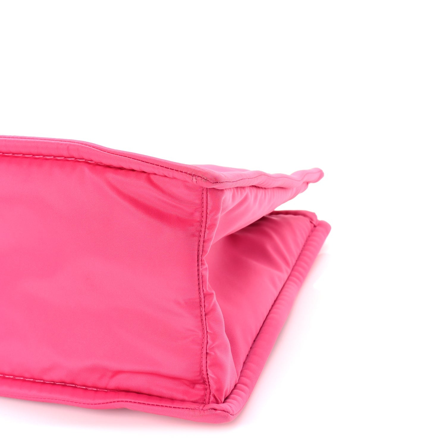 Prada Tessuto Nylon Chain Tote  Fuxia 8 of 8