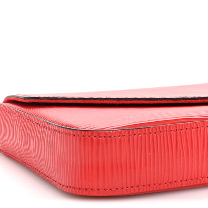 Louis Vuitton Epi Pochette Felicie Coquelicot 7 of 9