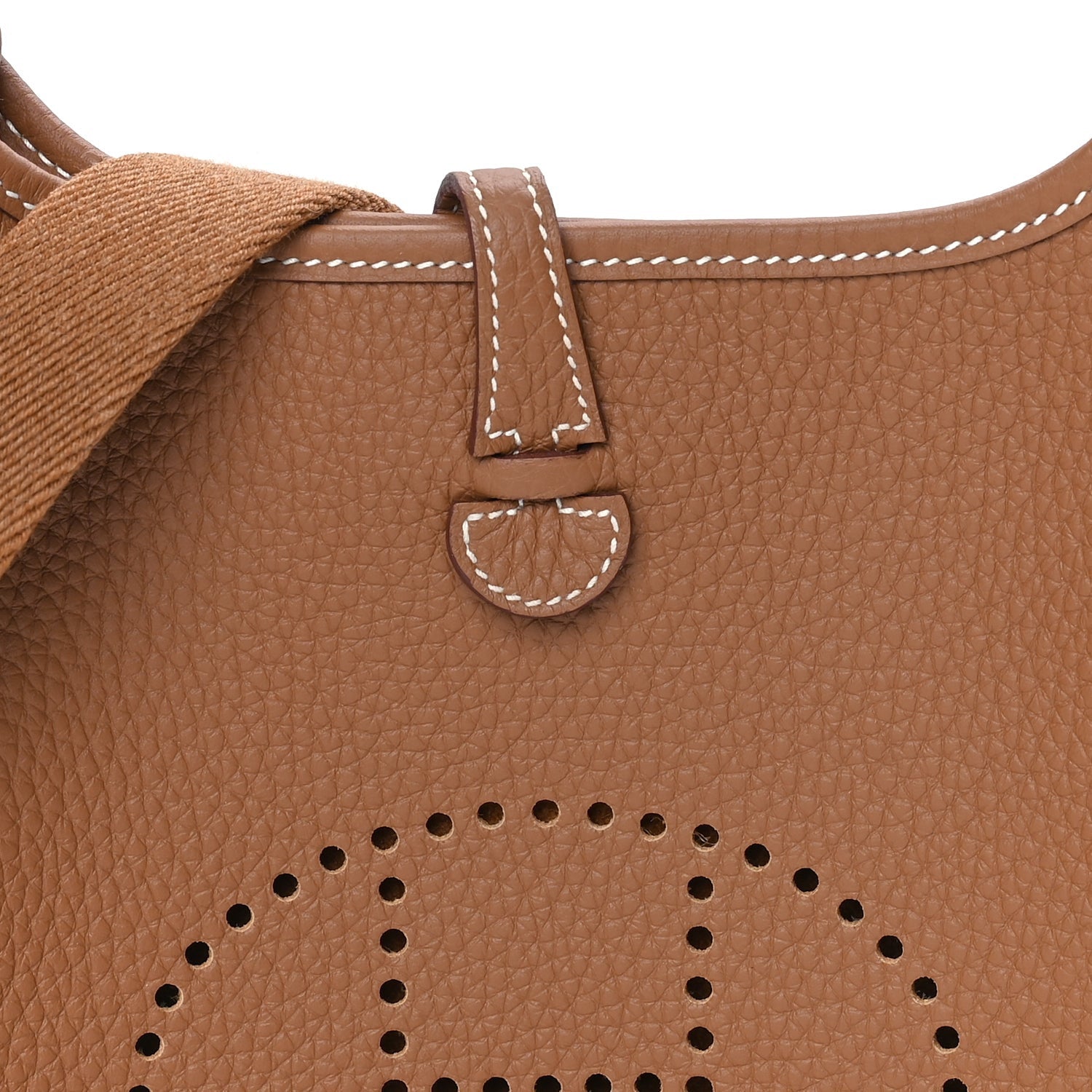 Hermes Taurillon Clemence Evelyne TPM Gold 6 of 7