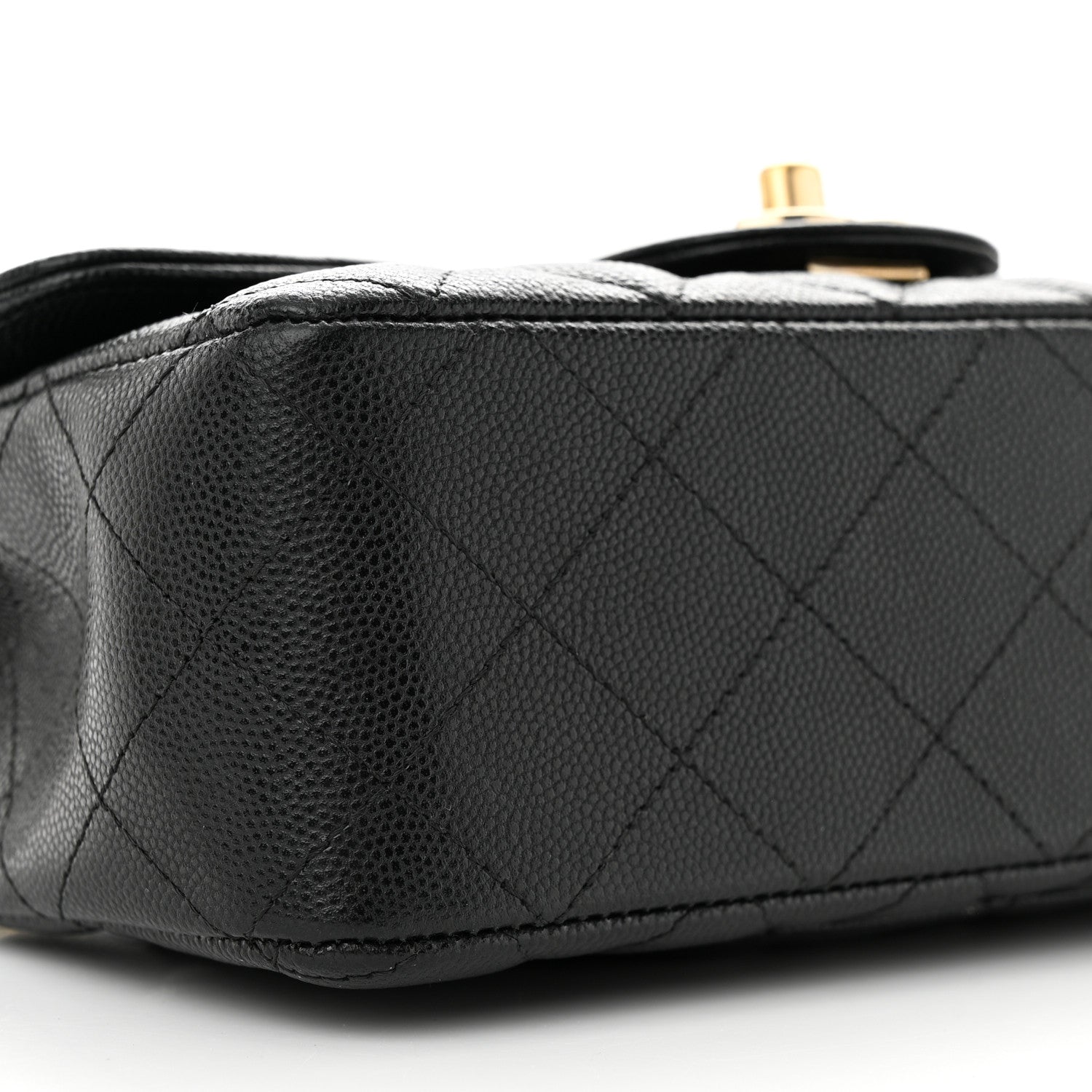 Chanel Caviar Quilted Mini Rectangular Flap Black 9 of 10