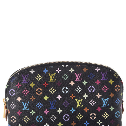 Louis Vuitton Monogram Multicolor Cosmetic Pouch Black Grenade 8 of 9