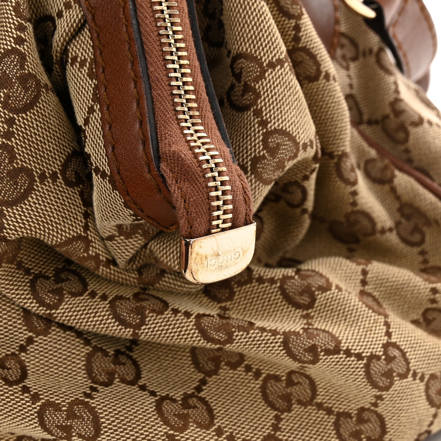 Monogram Medium Sukey Boston Brown