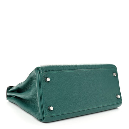 Hermes Togo Kelly Retourne 28 Malachite 4 of 10