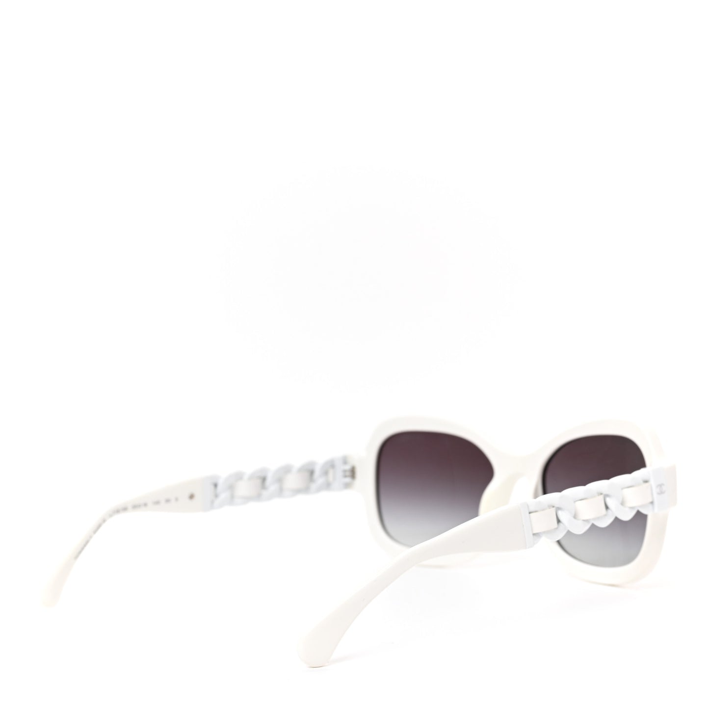 Acetate Chain Sunglasses 5470-Q-A White