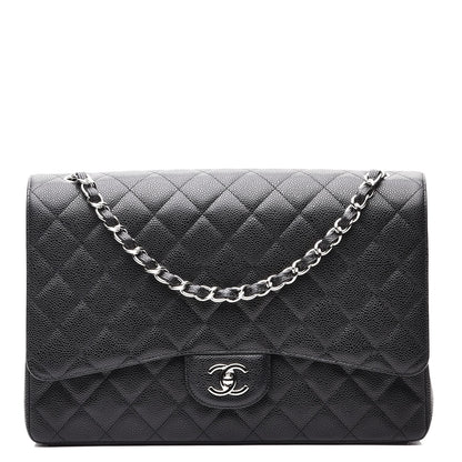Chanel Caviar Quilted Maxi Single Flap Black 1 of 8