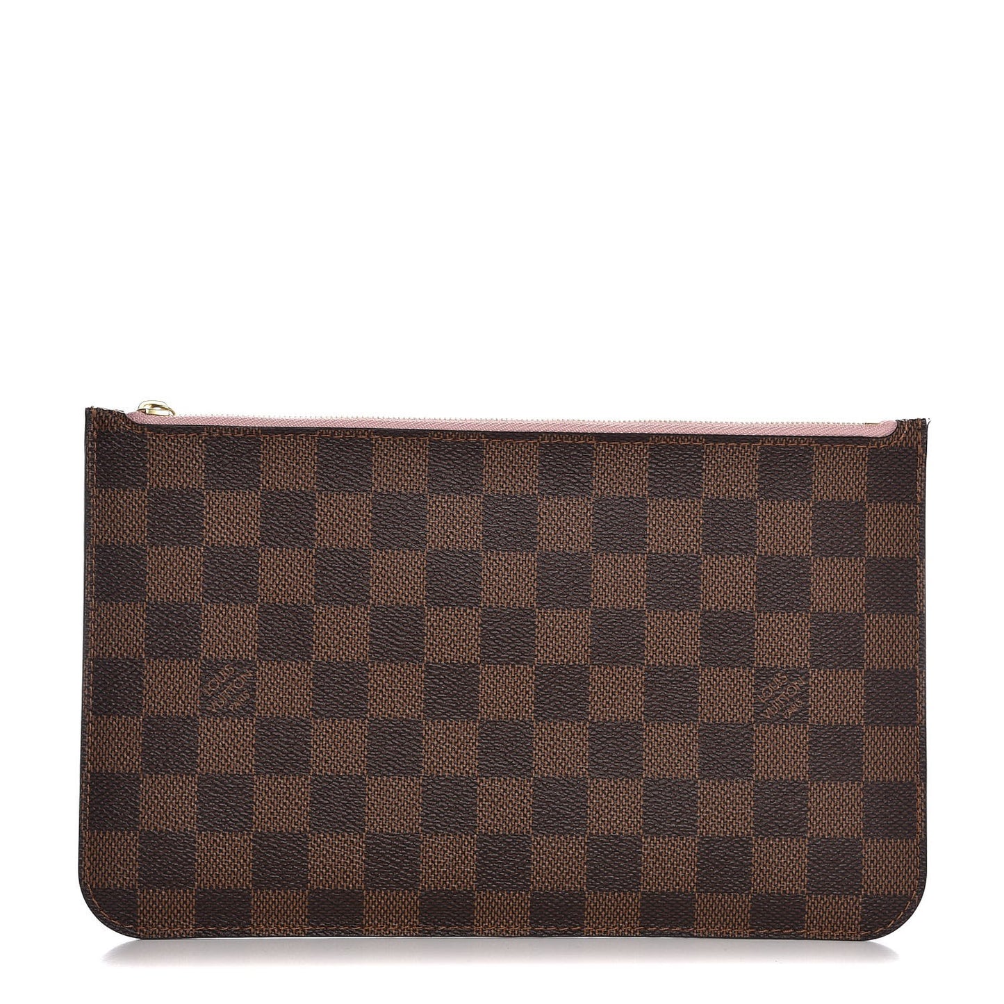 Damier Ebene Neverfull MM GM Pochette Rose Ballerine