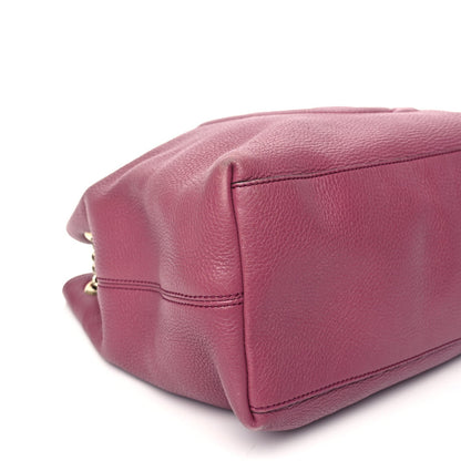 Gucci Pebbled Calfskin Medium Soho Chain Shoulder Bag Peonia Flower 8 of 13