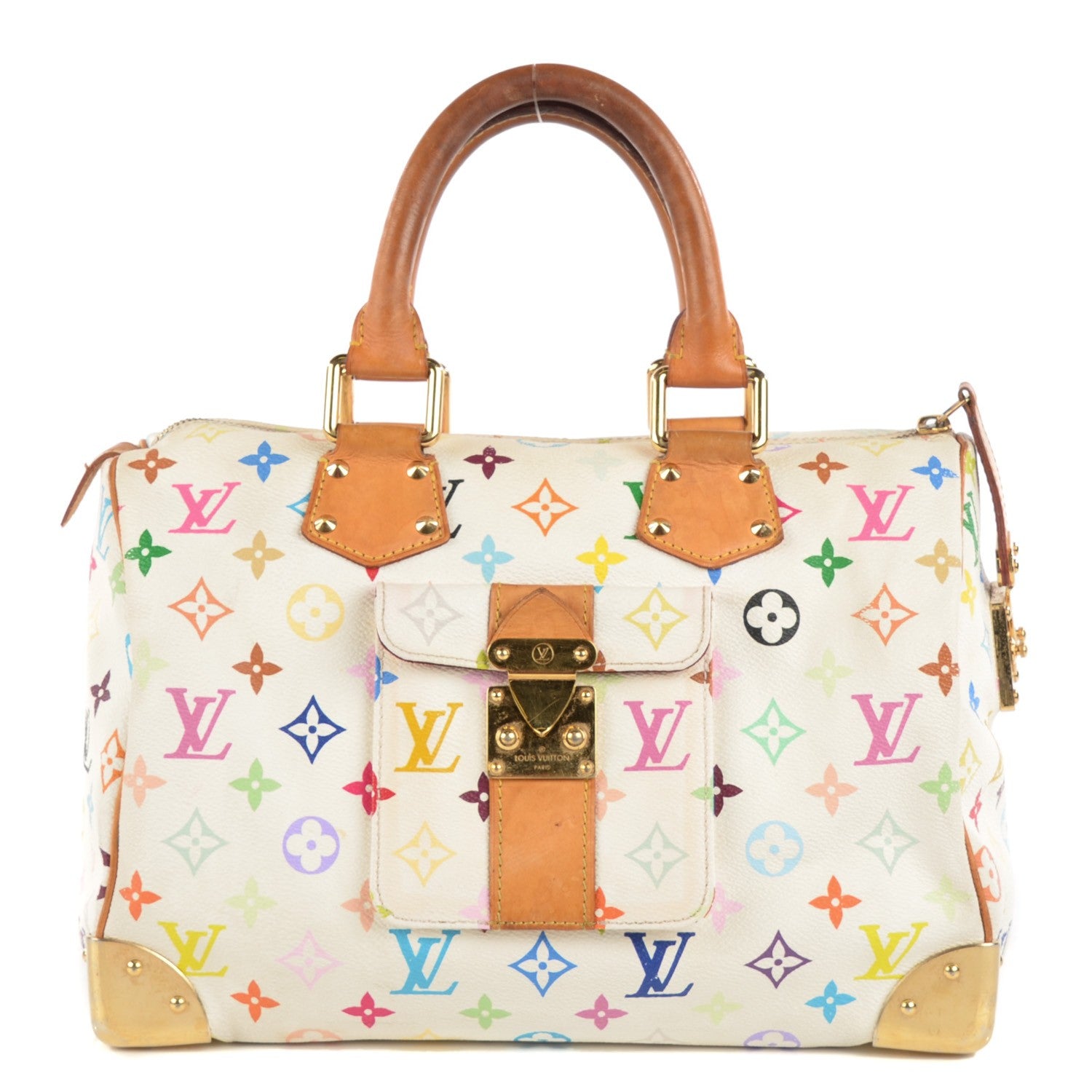 Louis Vuitton Monogram Multicolor Speedy 30 White 1 of 9