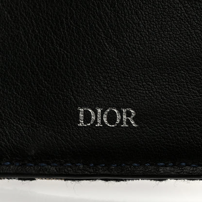 Christian Dior Oblique Bi-Fold Card Holder Blue 6 of 8