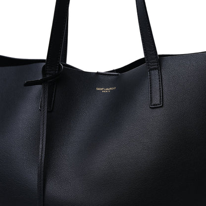 Saint Laurent Calfskin Large Shopping Tote Black 7 of 9