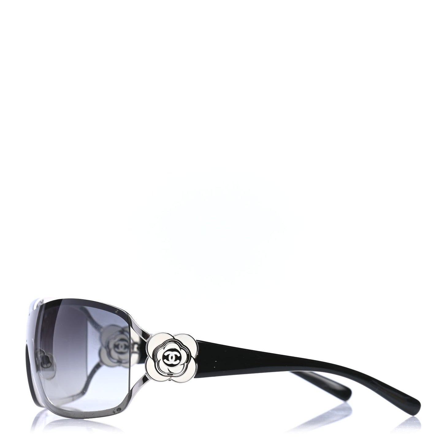Swarovski Crystal Camellia CC Sunglasses 4164-B Black