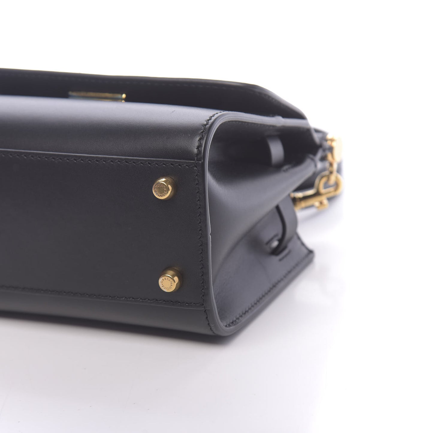 Calfskin Mini Sicily 58 Bag Black