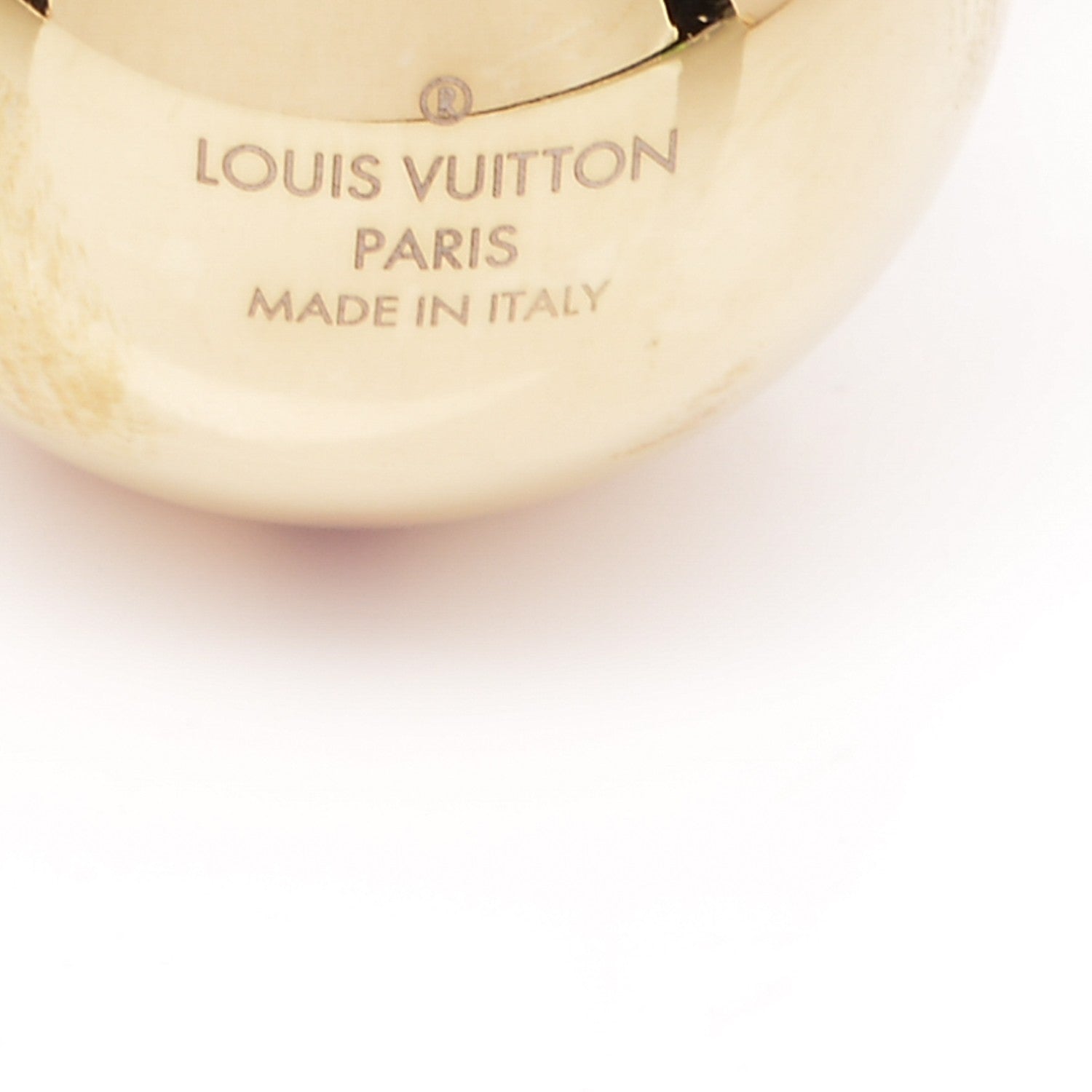 Louis Vuitton Sphere Key Ring Gold 4 of 4
