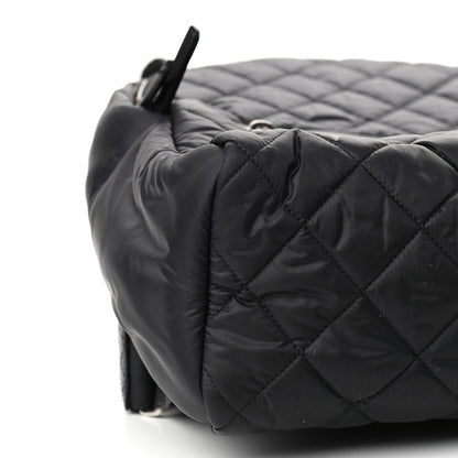 Chanel Nylon Quilted Coco Cocoon Backpack Black 7 of 8