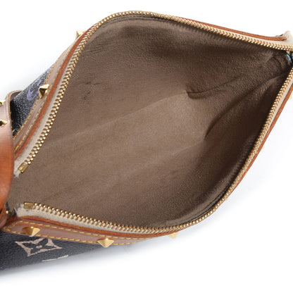 Louis Vuitton Monogram Multicolor Pochette Accessories Black 5 of 8