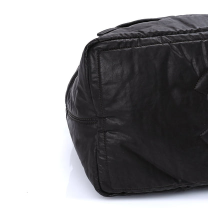 Chanel Coated Canvas Quilted Large Garment Travel Bag Brown 8 of 9