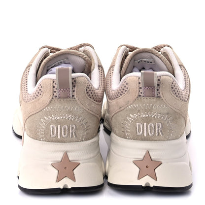 Christian Dior Suede Mesh Dior Chrono Sneakers 38.5 Beige 5 of 9