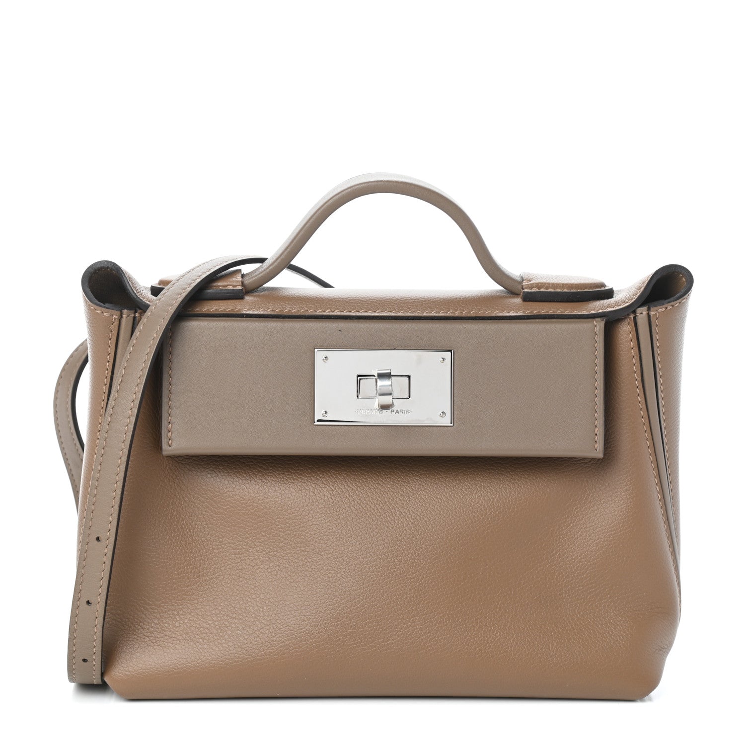 Hermes Evercolor Swift 24/24 21 Beige De Weimar Etoupe 1 of 9