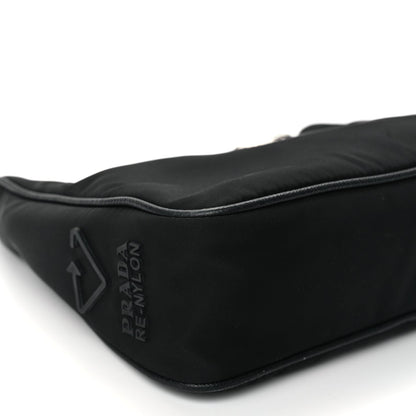 Prada Re-Nylon Saffiano Re-Edition 2005 Shoulder Bag Black 8 of 9