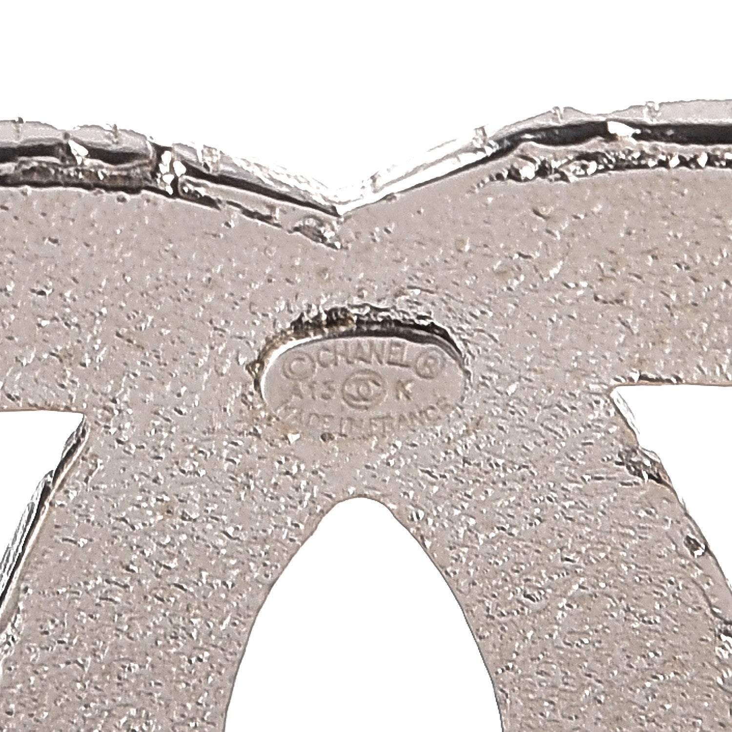 Chanel Crystal CC Brooch Silver 6 of 6