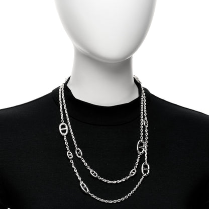 Hermes Sterling Silver Farandole Necklace 120 2 of 6