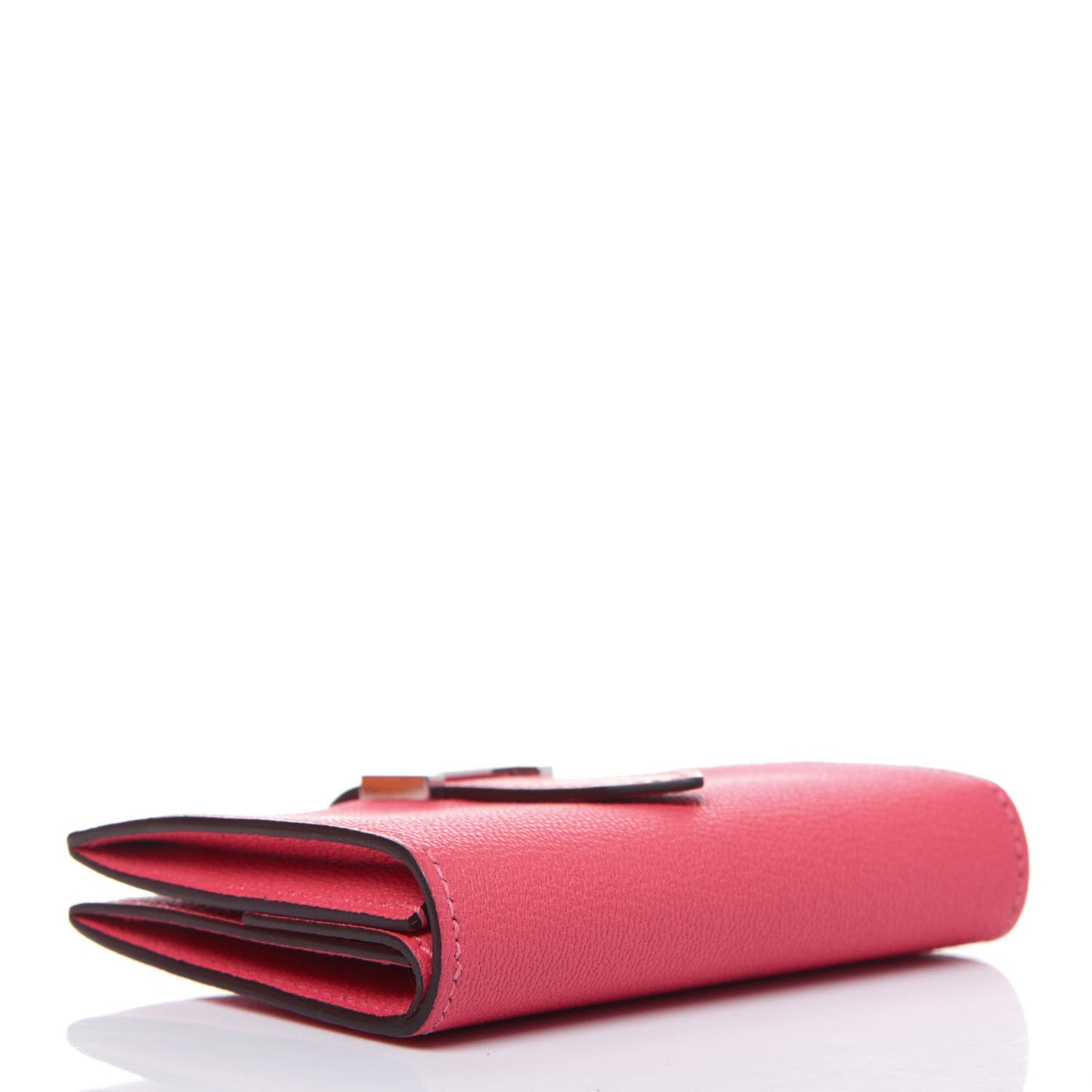 Chevre Mysore Mini Bearn Wallet Rose Lipstick