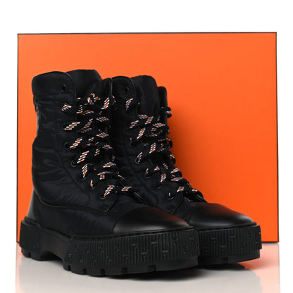 Hermes Calfskin Parachute Fresh Ankle Boots 38.5 Black 8 of 8