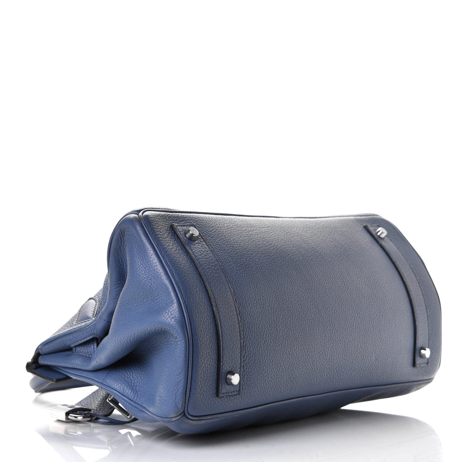 Hermes Taurillon Clemence JPG Birkin 42 Bleu Brighton 2 of 5
