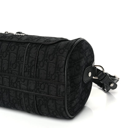 Christian Dior Oblique Jacquard Zipped Messenger Bag Black 8 of 8
