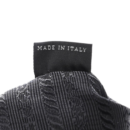 Prada Tessuto Nylon Saffiano Messenger Bag Black 8 of 15