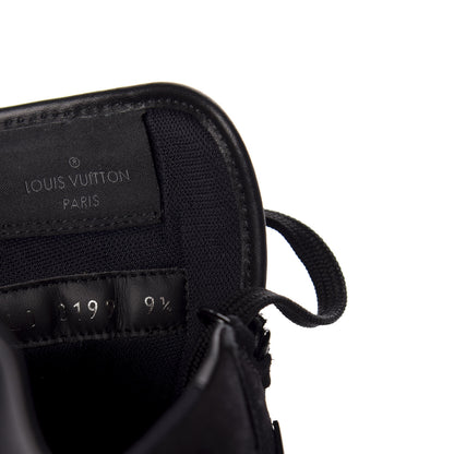 Louis Vuitton Suede Uniform Sneakers 9.5 Black 9 of 10