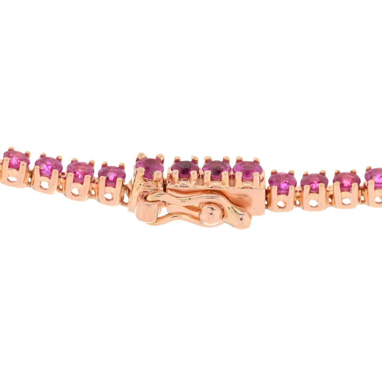 18K Rose Gold Ruby Hepburn Choker Necklace