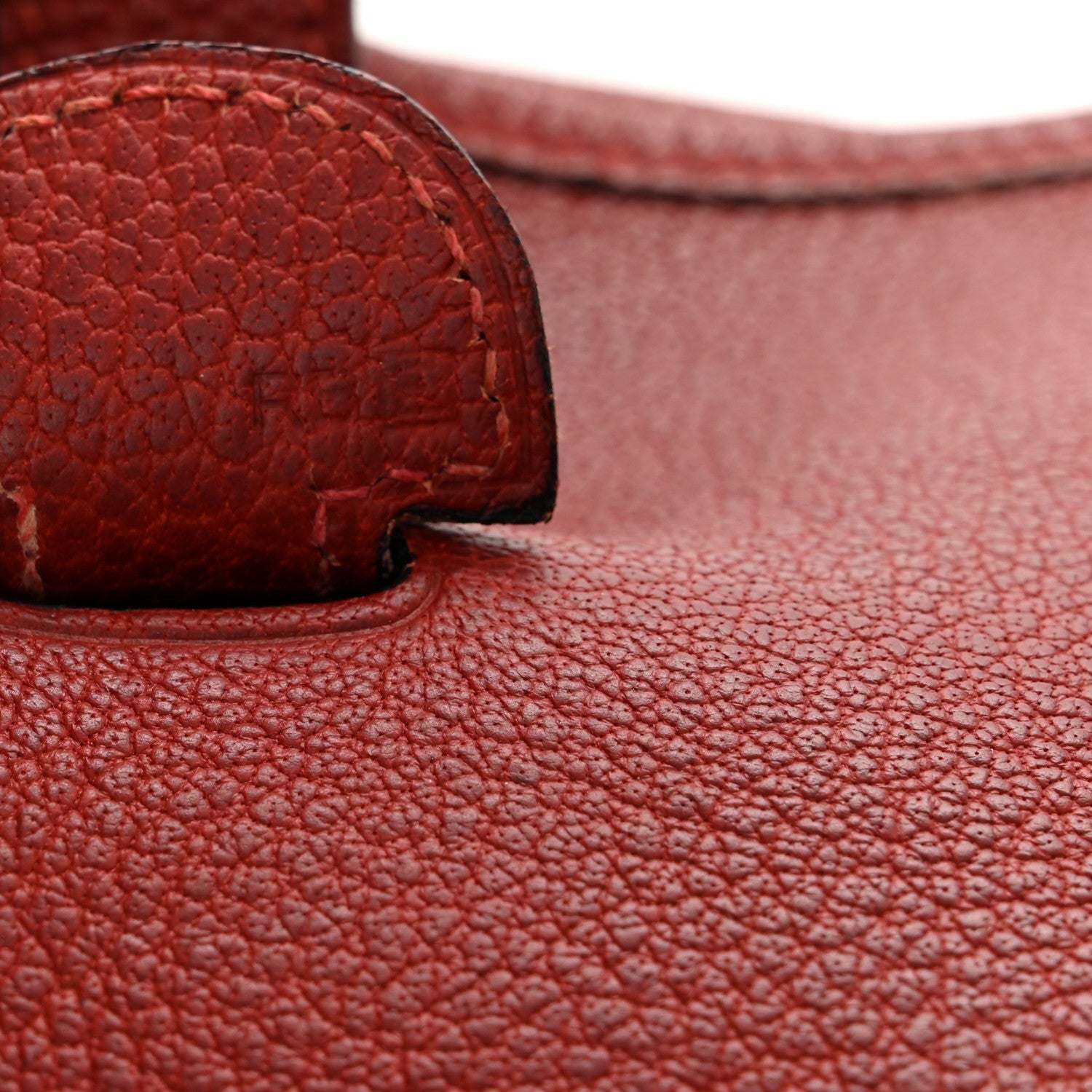 Hermes Taurillon Clemence Evelyne GM Rouge 7 of 11