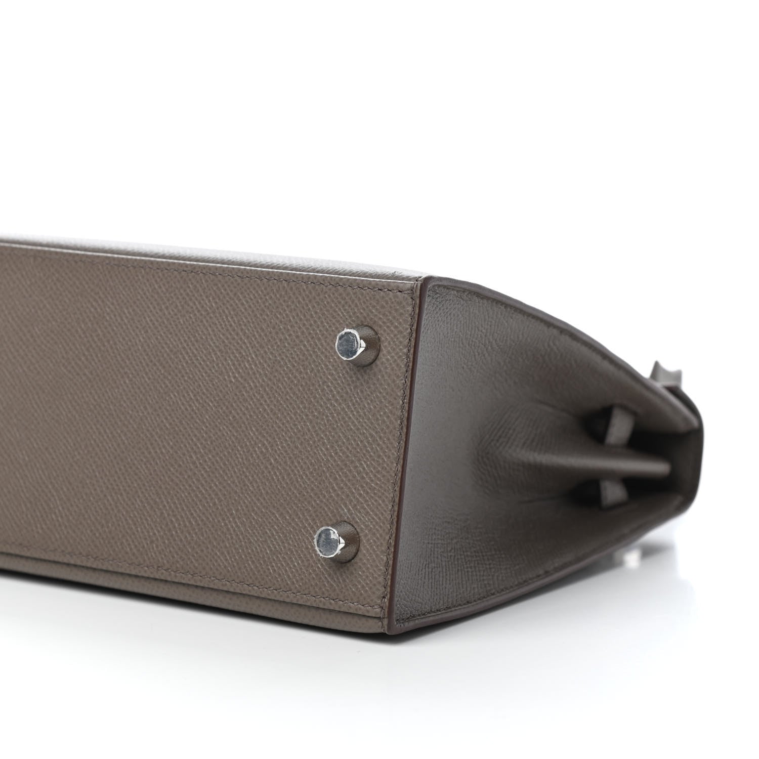 Hermes Epsom Kelly Sellier 25 Etain 10 of 10