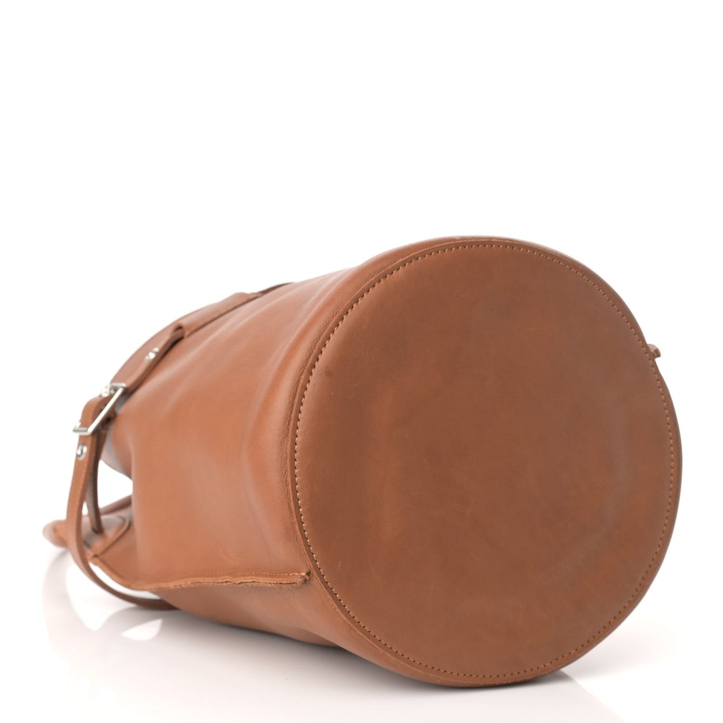 Smooth Calfskin Big Bucket Bag Tan
