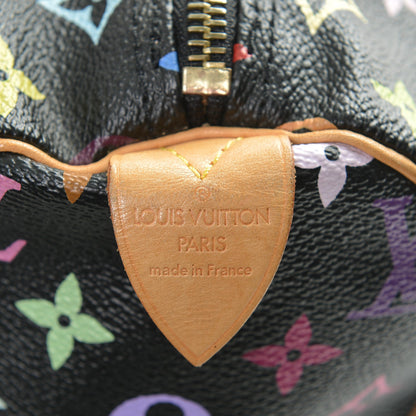 Louis Vuitton Monogram Multicolor Speedy 30 Black 6 of 7