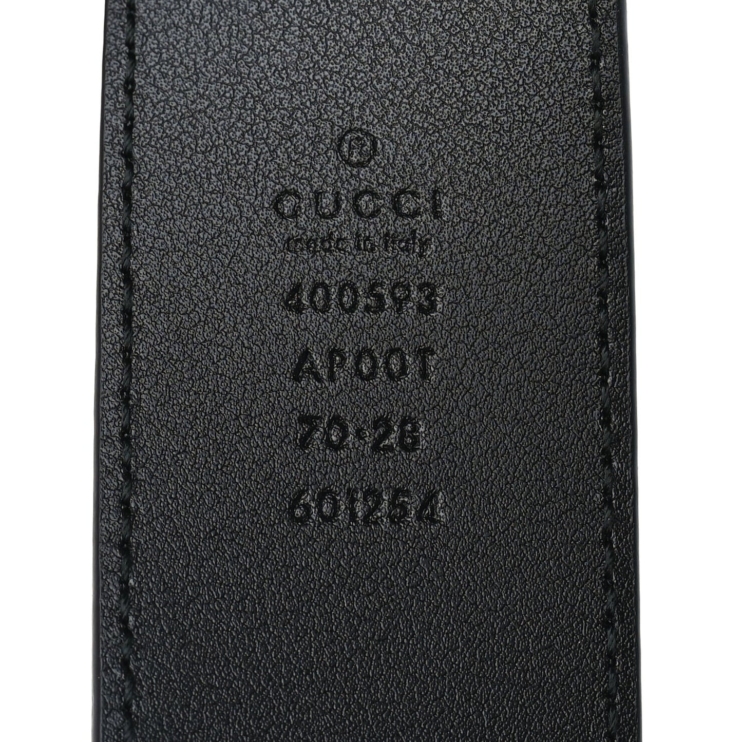 Calfskin Double G 40mm Belt 70 28 Black
