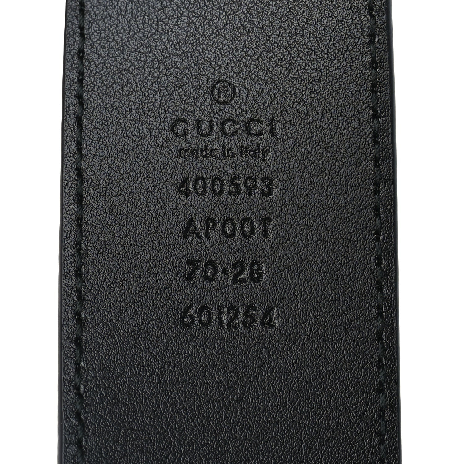 Gucci Calfskin Double G 40mm Belt 70 28 Black 5 of 5