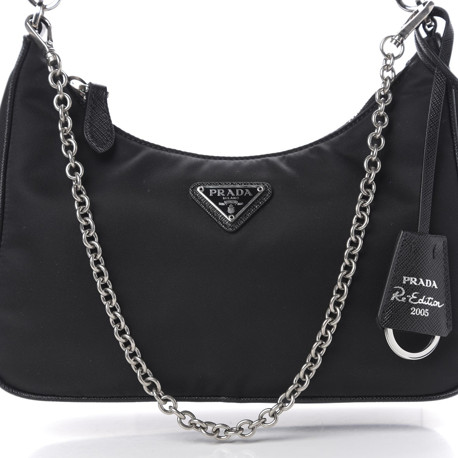 Prada Nylon Re-Edition 2005 Shoulder Bag Black 9 of 9